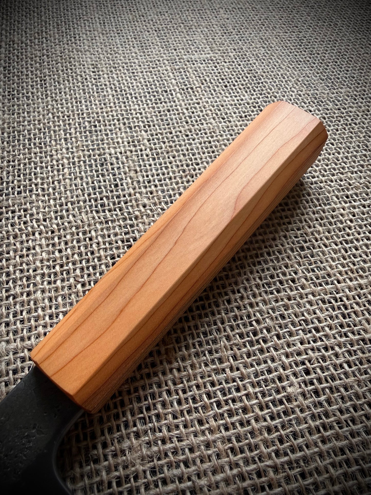 Nakiri | Carbon steel | Yew handle