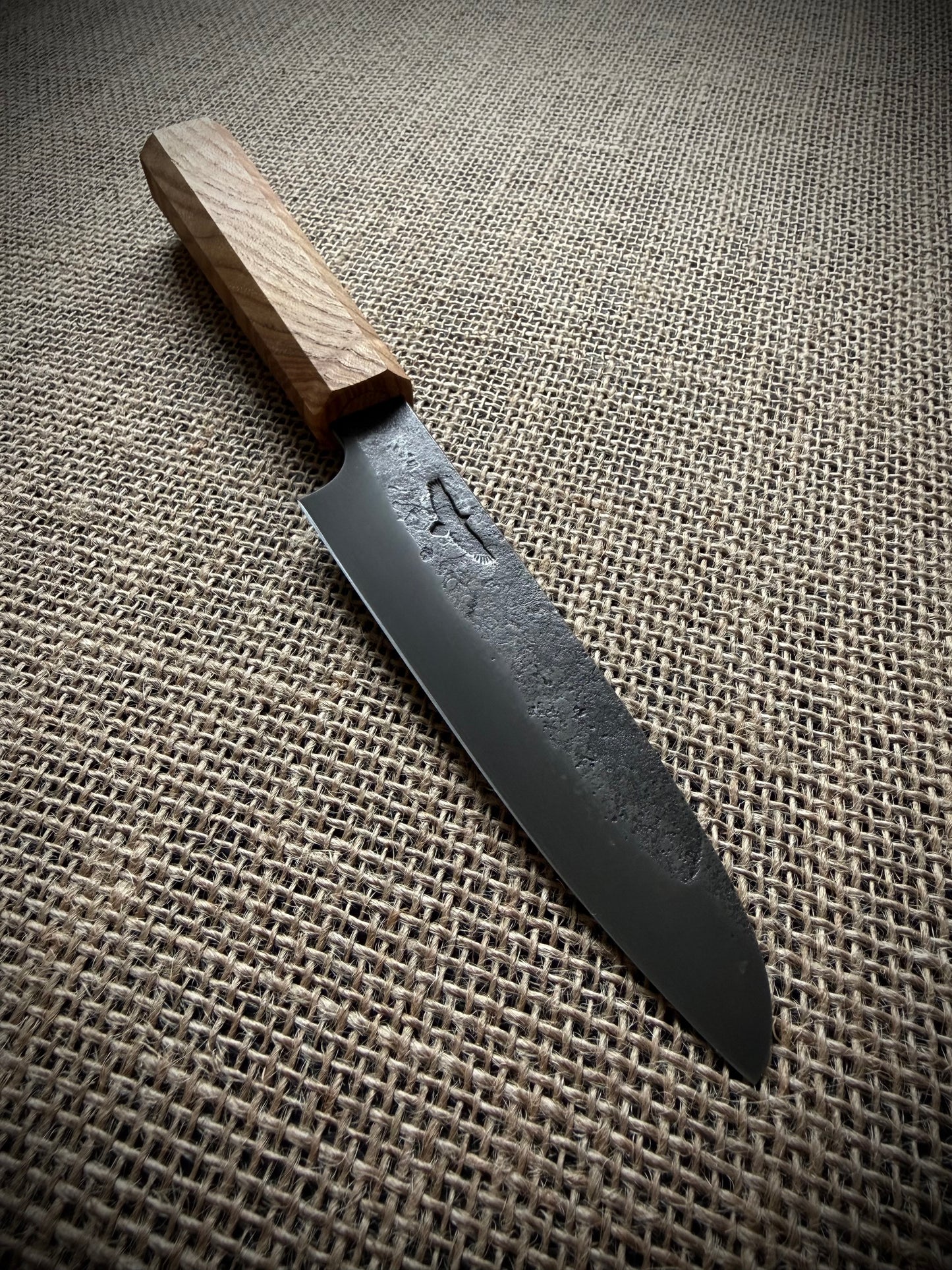 Petty knife | Carbon steel | Ash handle