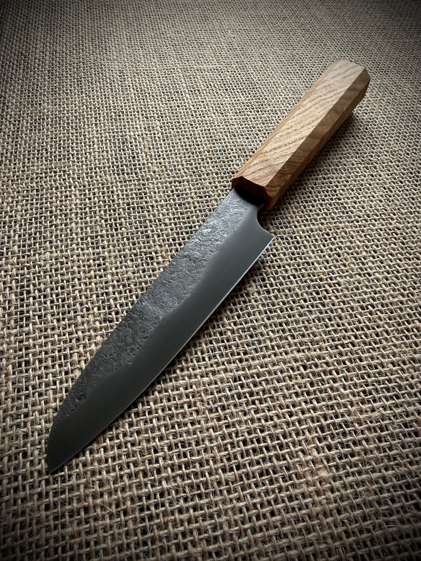 Petty knife | Carbon steel | Ash handle