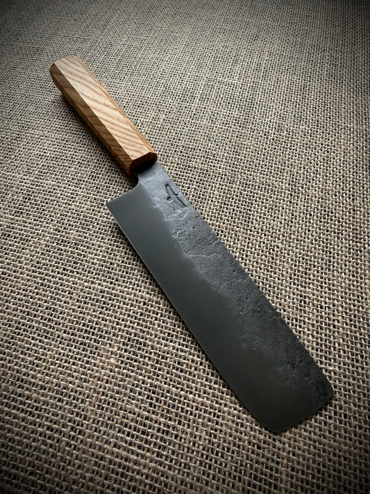 Nakiri | Carbon steel | Ash handle