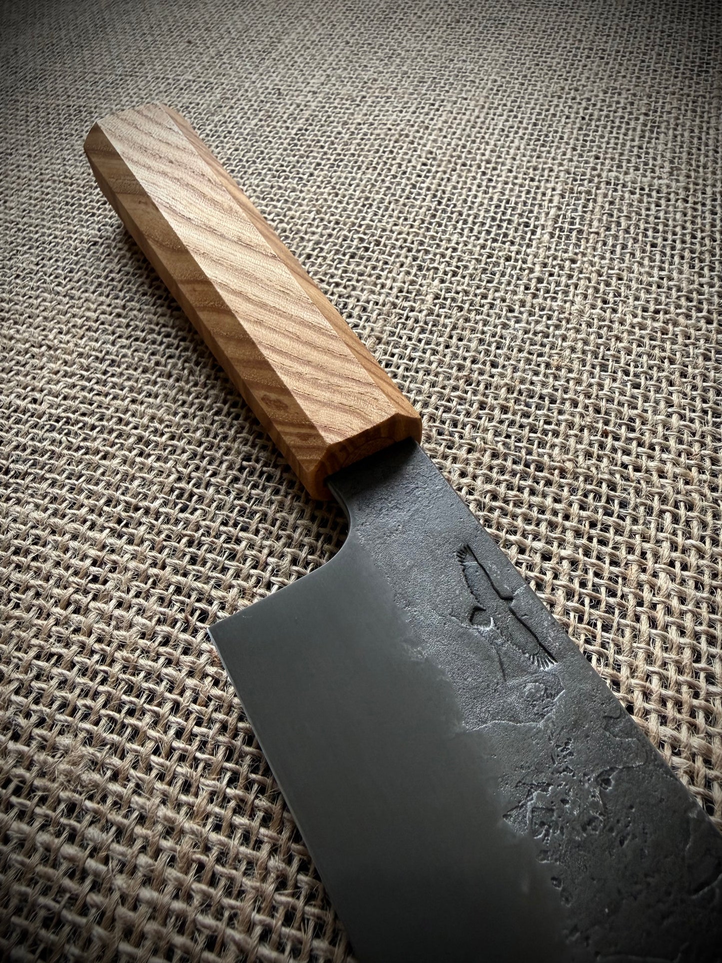 Nakiri | Carbon steel | Ash handle