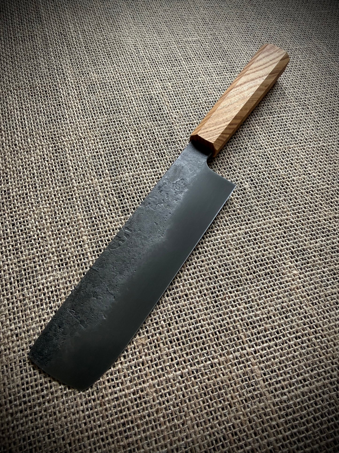 Nakiri | Carbon steel | Ash handle