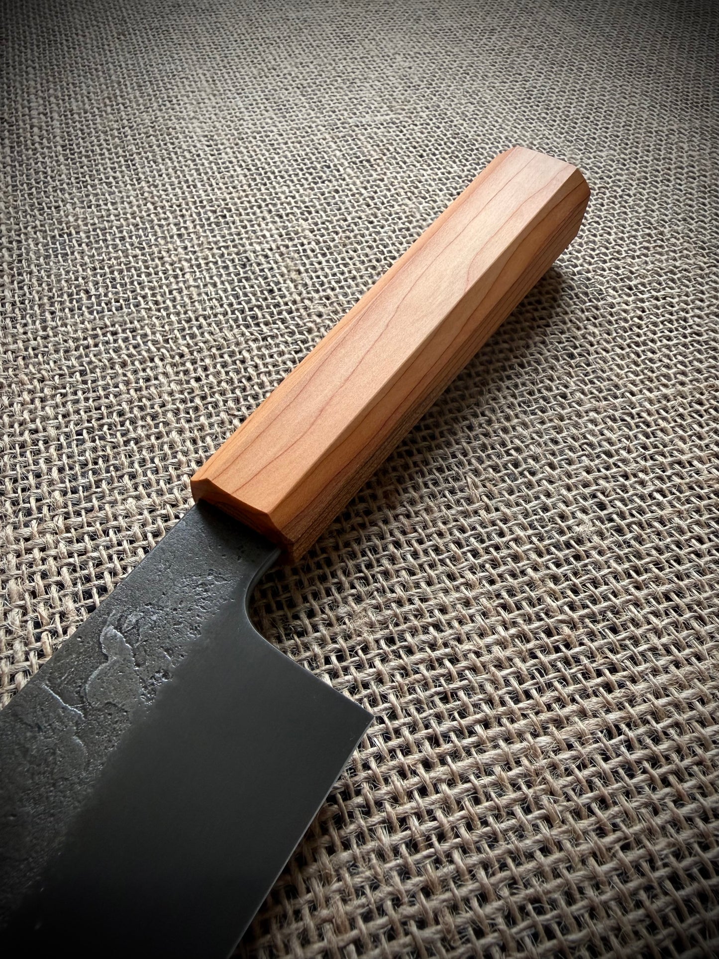 Nakiri | Carbon steel | Yew handle