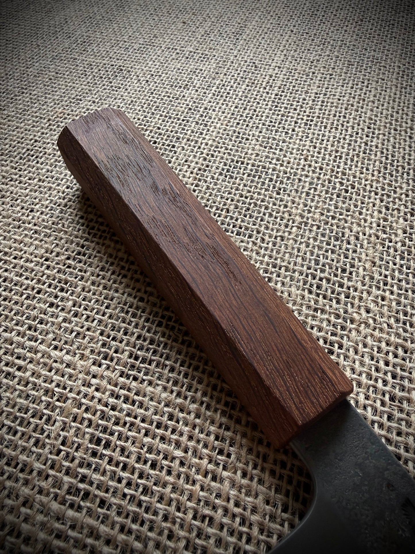 Gyuto | Carbon steel | Brown oak handle