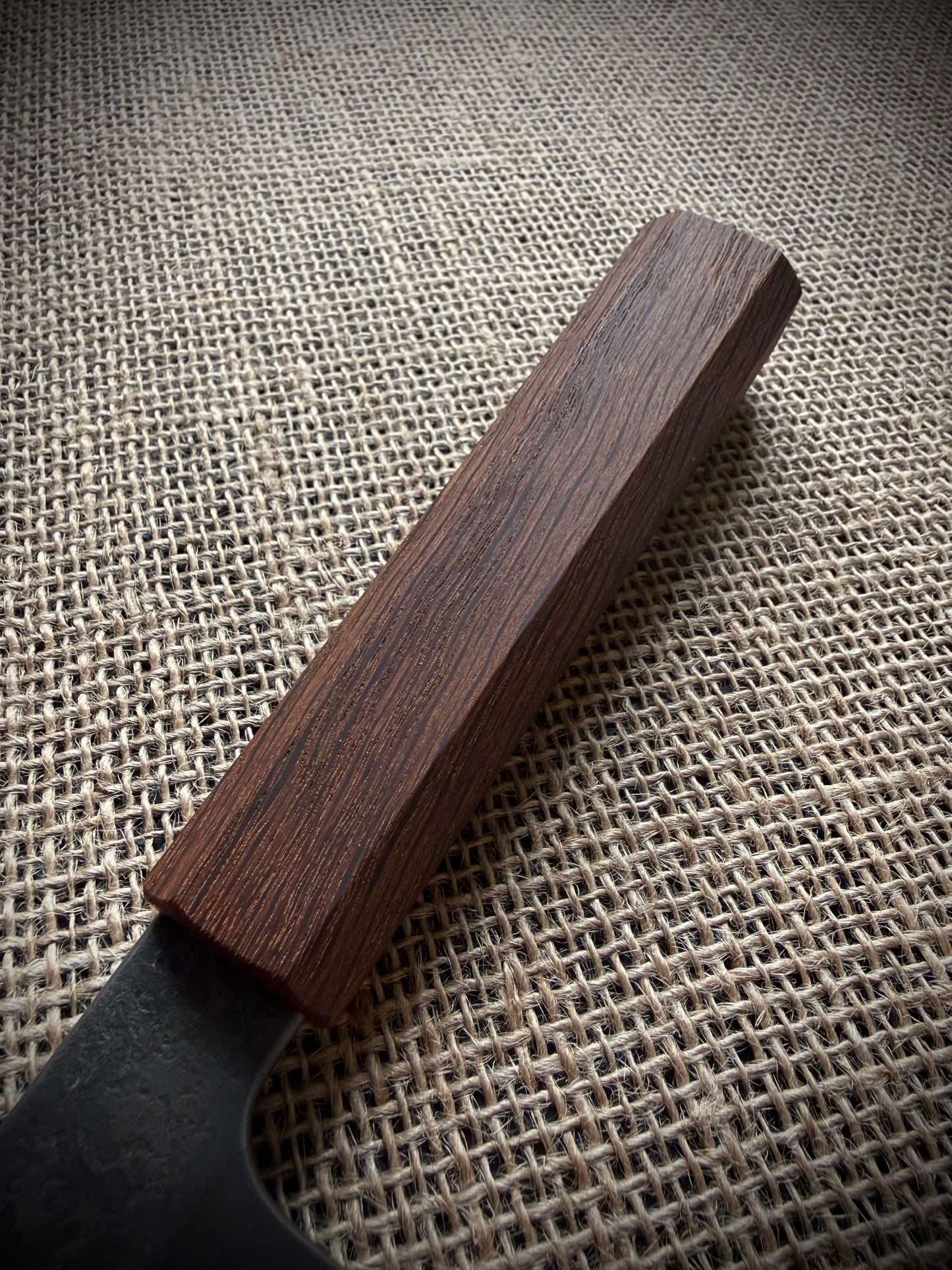 Gyuto | Carbon steel | Brown oak handle