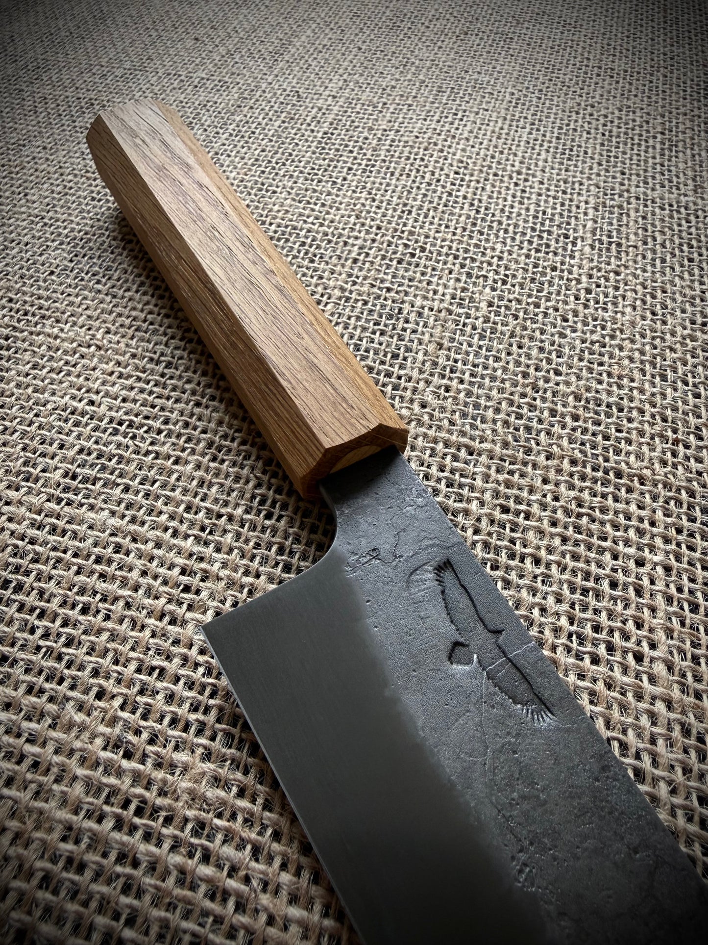 Gyuto | Carbon steel | Oak handle