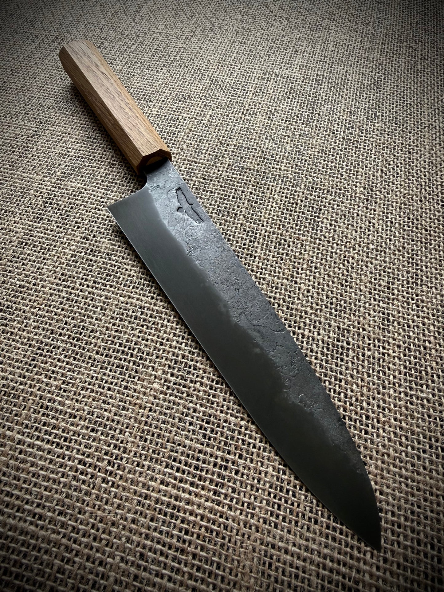 Gyuto | Carbon steel | Oak handle