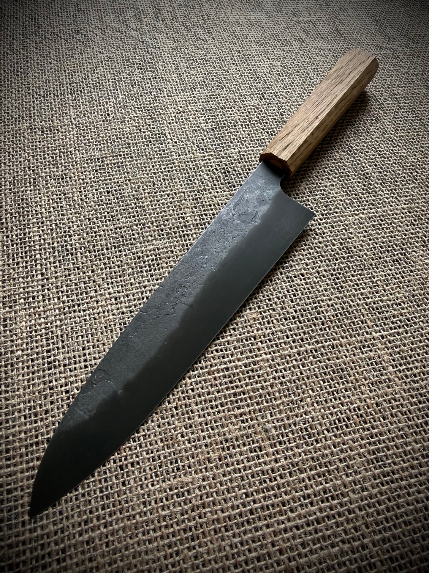 Gyuto | Carbon steel | Oak handle