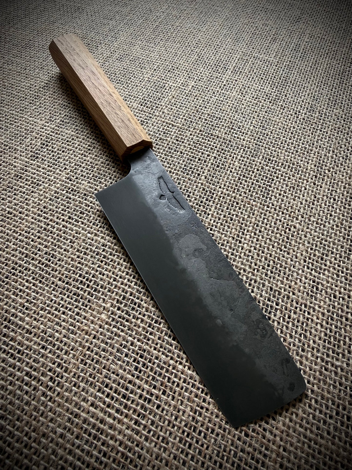 Nakiri | Carbon steel | Oak handle