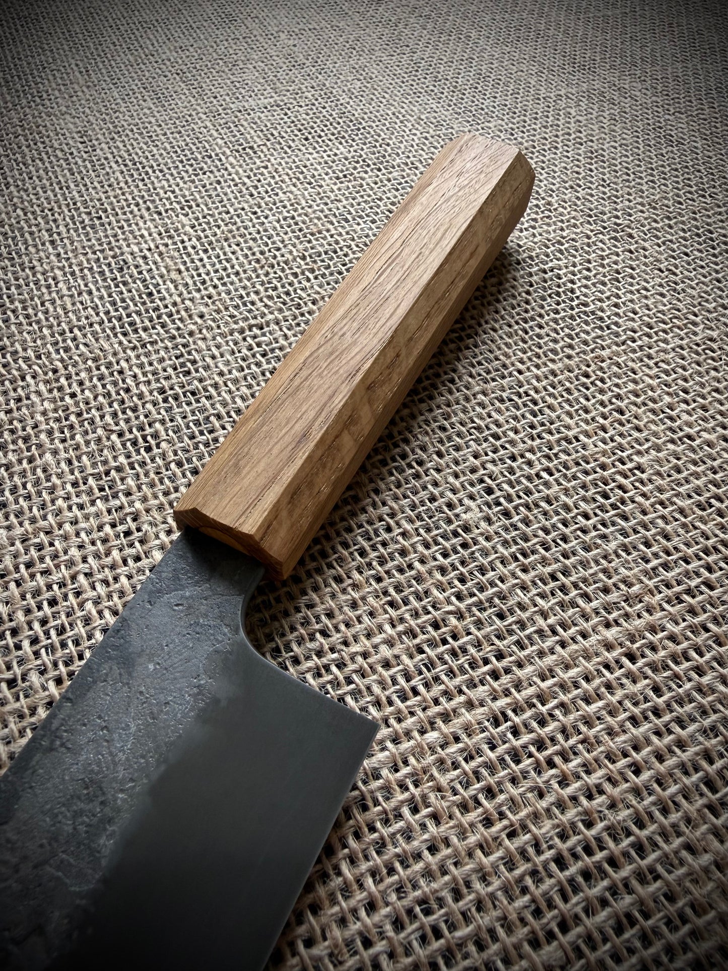 Nakiri | Carbon steel | Oak handle